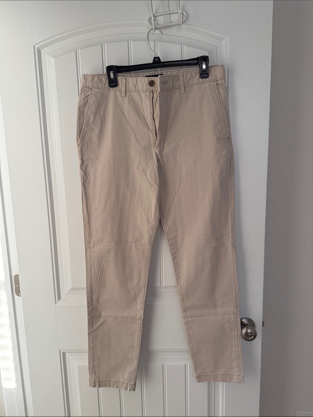 Banana Republic Men's Khaki Slim Chinos - Light Beige